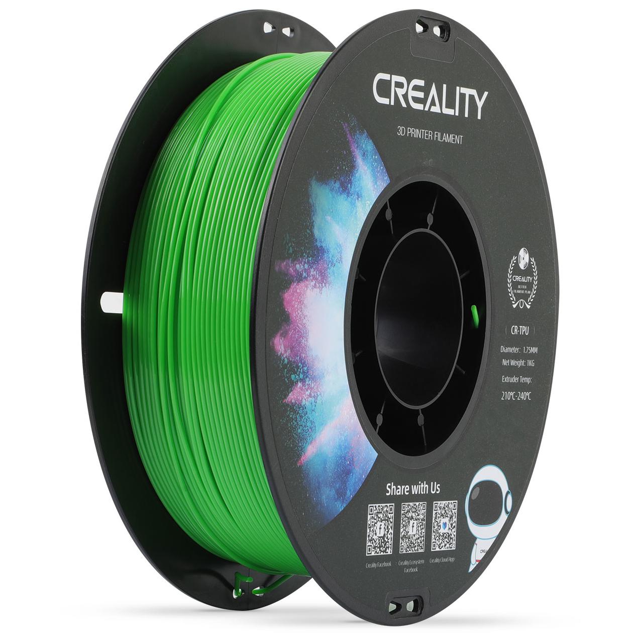 Creality 3D TPU Filament, 1kg Green