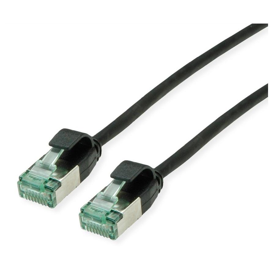 ROLINE Recycled Cat6a Network Cable, 5m, Black (U/FTP STP)