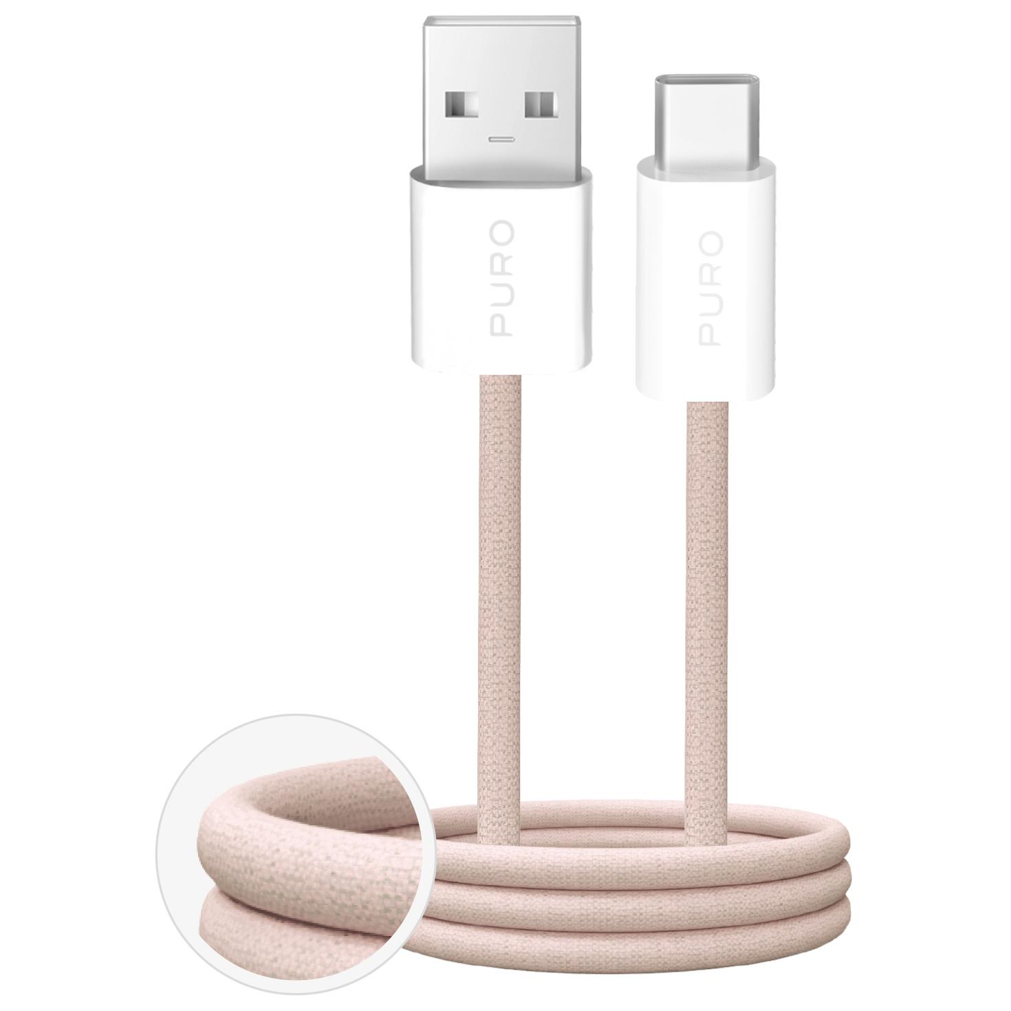 Cable USB Puro 2.0, 1,5 m, Beige