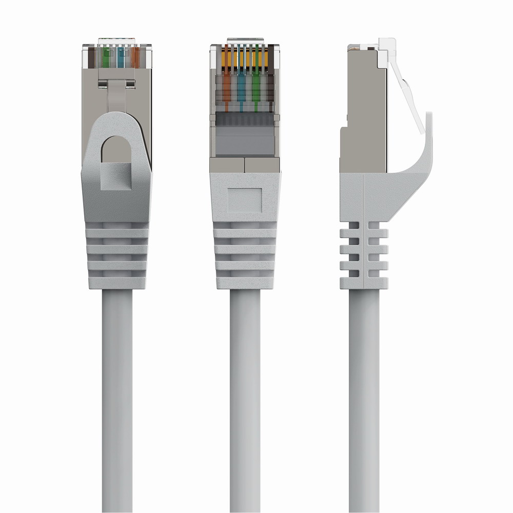 Cable de red Gembird Cat6a, 25 m, Gris (S/FTP)