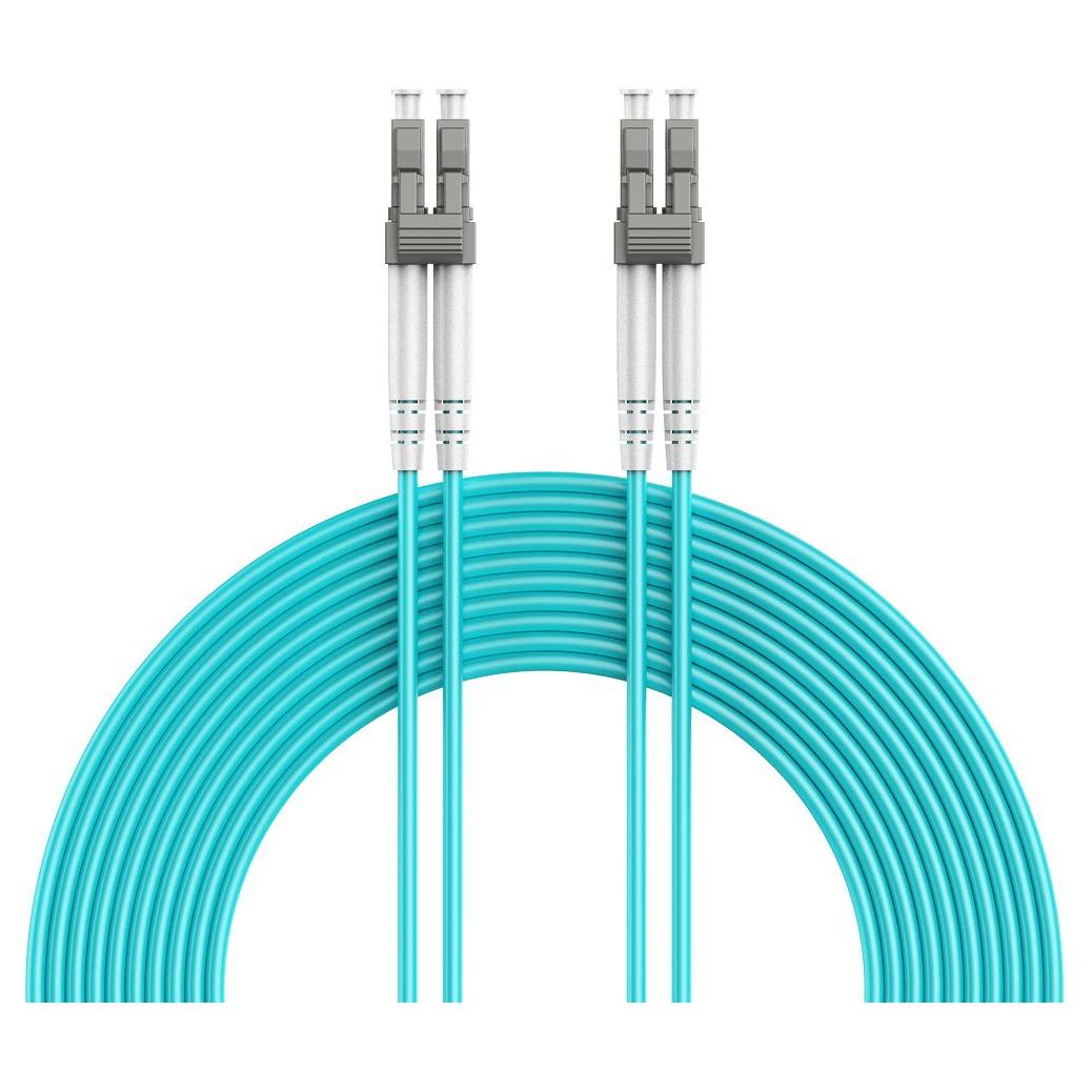 Gembird InfiniBand and Optical Fiber Cable 7.5m LC/LC OM4 Turquoise