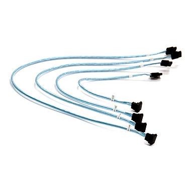 Supermicro 4x SATA Round Cable, 0.43m