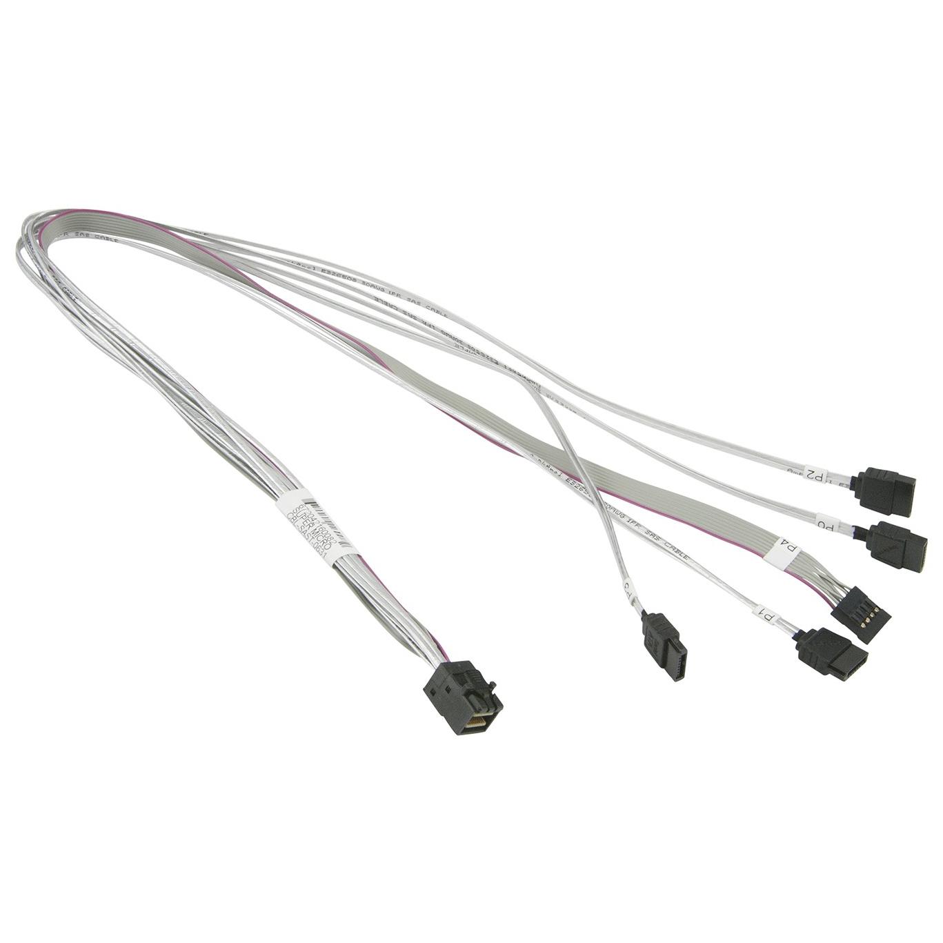 Cable Supermicro MiniSAS HD / 4 SATA 0.7 m