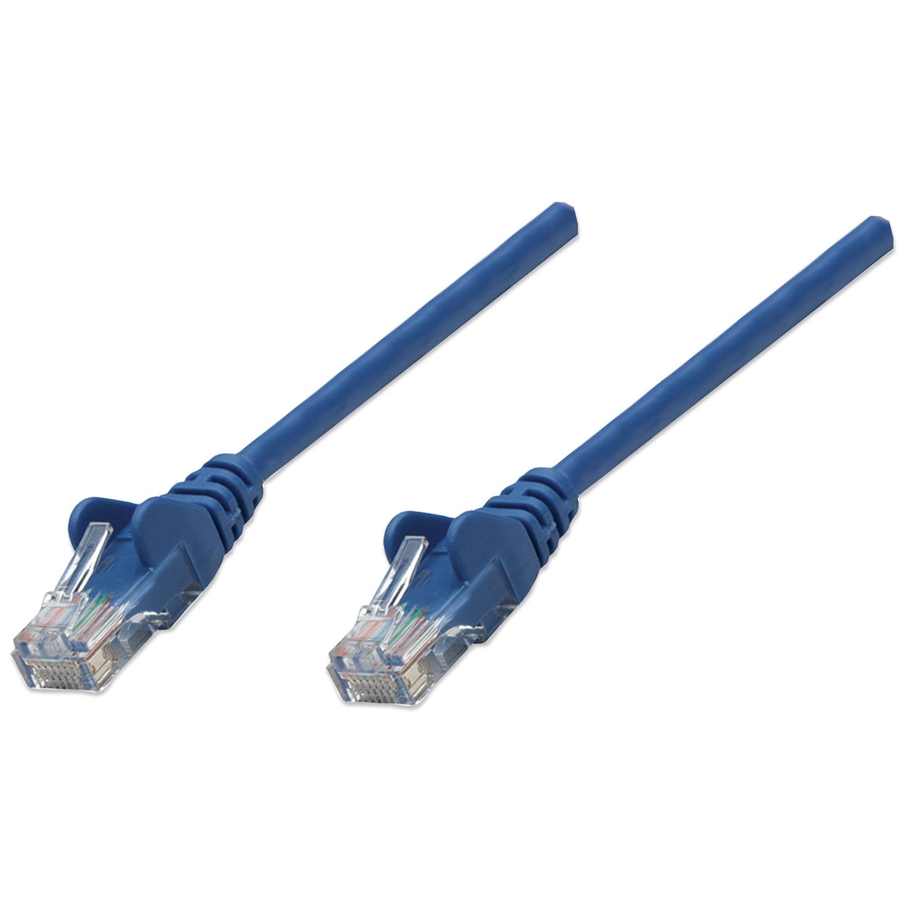 Intellinet Cat5e UTP Network Cable, 10m, Blue