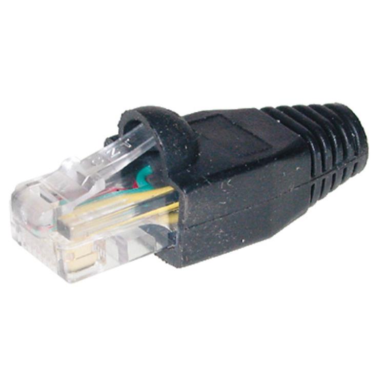S/CONN RJ-45 Connector - Black