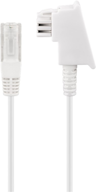 Goobay Phone Cable 50m White