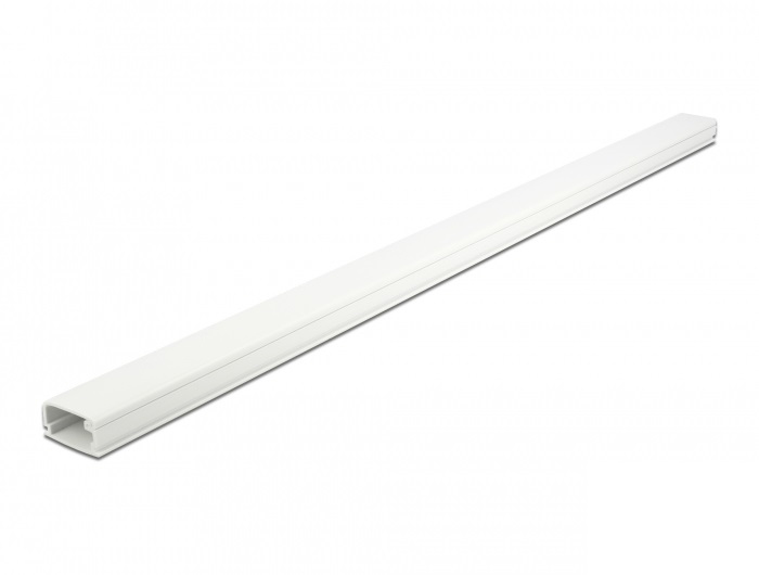 Delock Cable Sleeve with Cap, 26x13mm - 1m Length, White