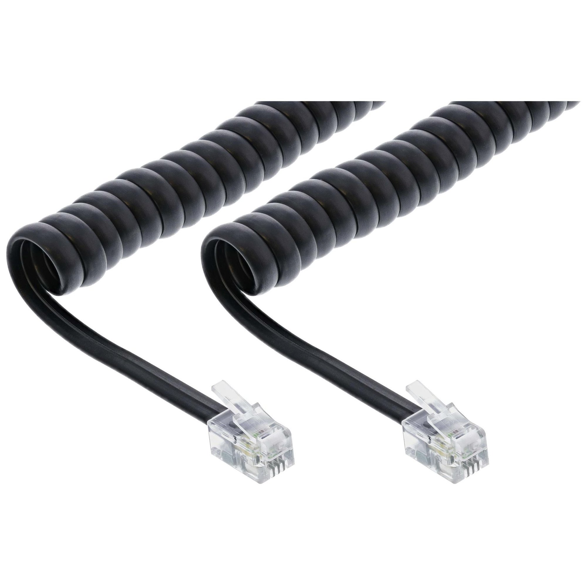 InLine 18895A Phone Cable 4m Black