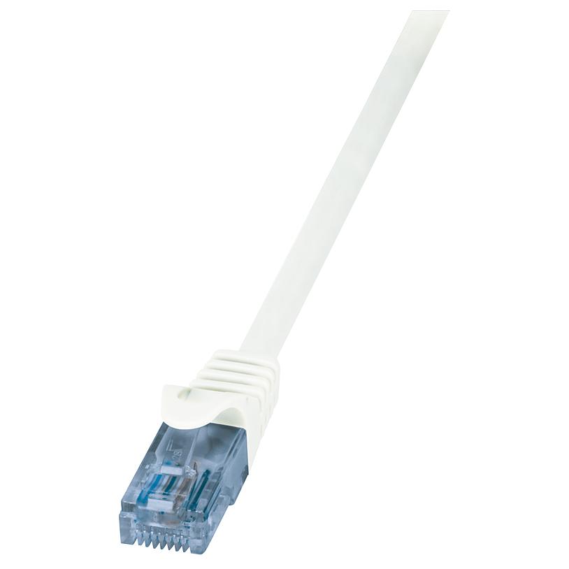 LogiLink Cat6a Network Cable, 1.5m, White (U/UTP)