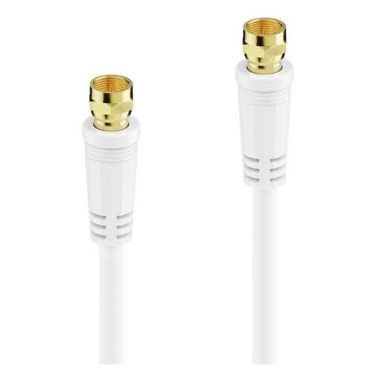 Sonero X-SATC010-020 Coaxial Cable 2m Type F White