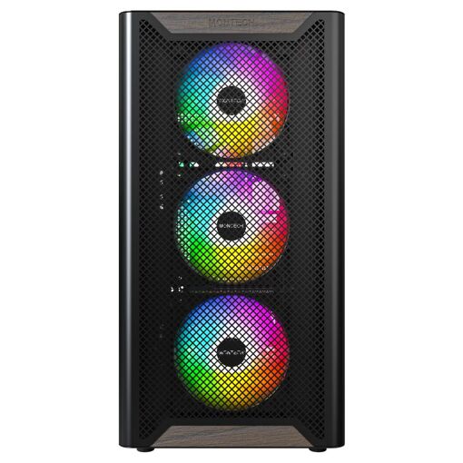 Torre media Montech XR Madera Negro