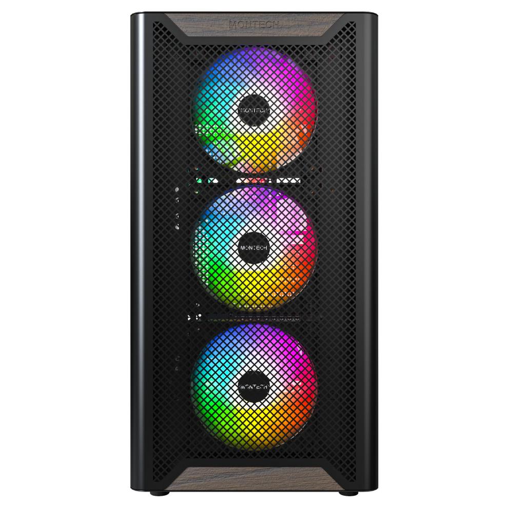 Torre media Montech XR Madera Negro