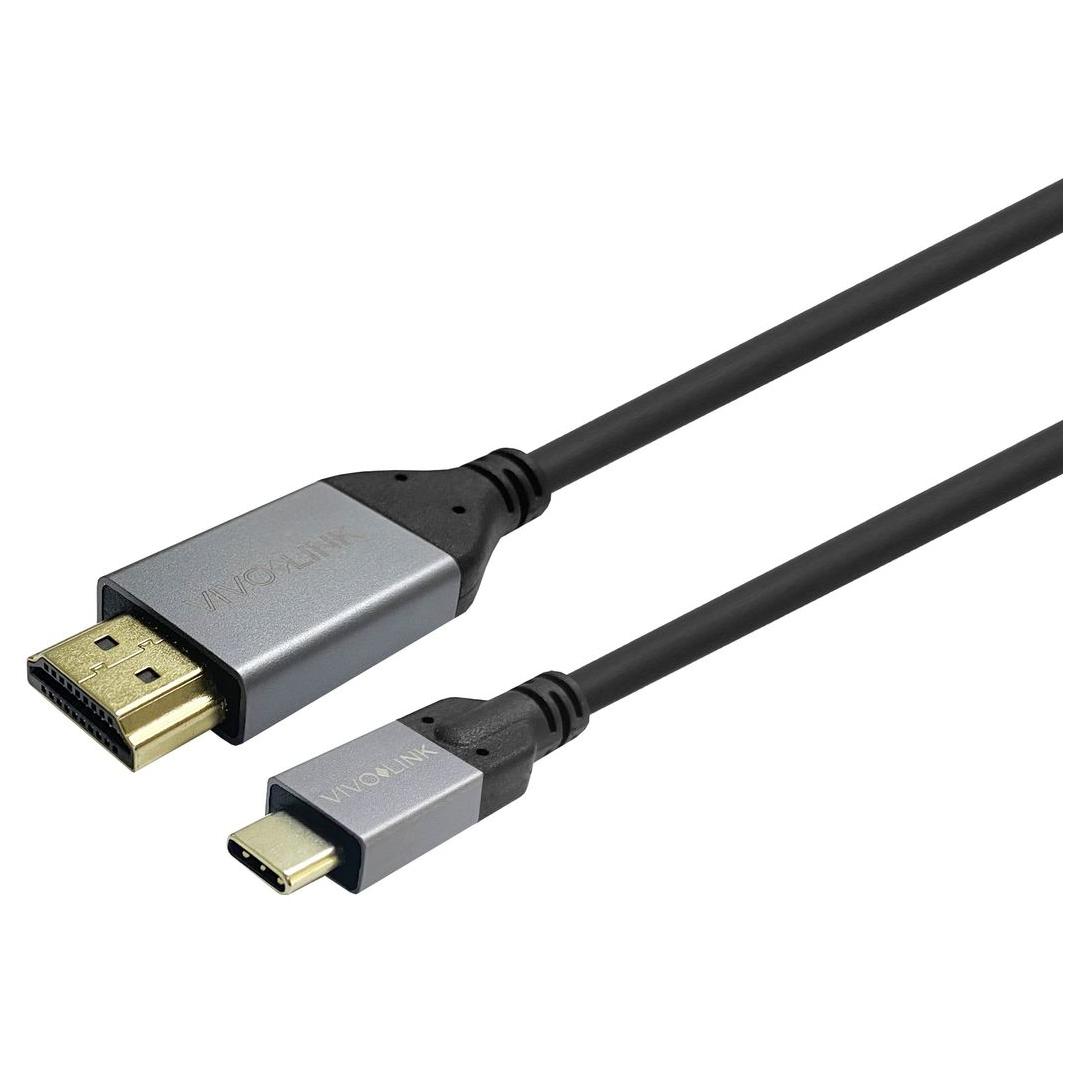 VivoLink PRO USB-C to HDMI Cable Adapter, 7.5m, Black