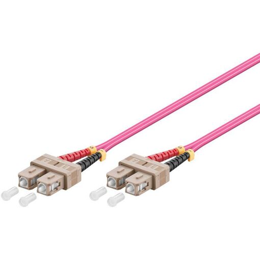Cable MicroConnect InfiniBand y de fibra óptica de 10 m SC Rosa