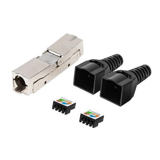 Lanberg RJ-45 Metal Connector, Black