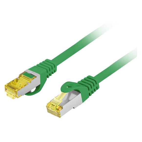 LANBERG Cat6a Network Cable, 1.5m, Green (PCF6A-10CU)