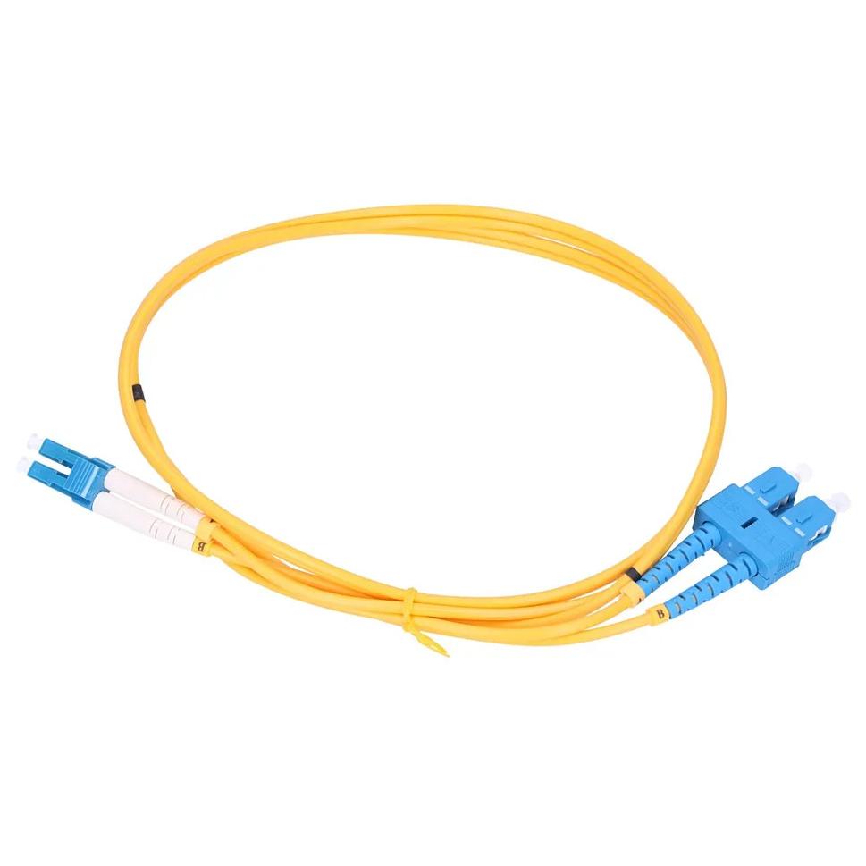 Câble de raccordement Extralink SC/UPC-LC/UPC Monomode Duplex 3 mm, 0,5 m