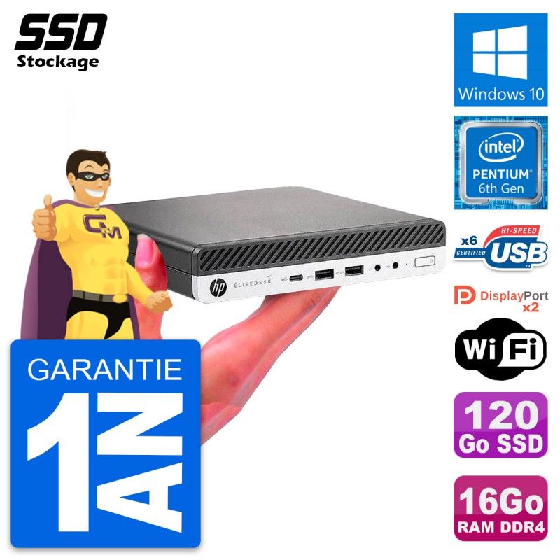 HP Ultra Mini PC 800 G3 DM