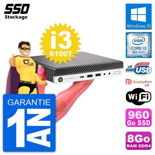 HP Ultra Mini PC 800 G3 DM