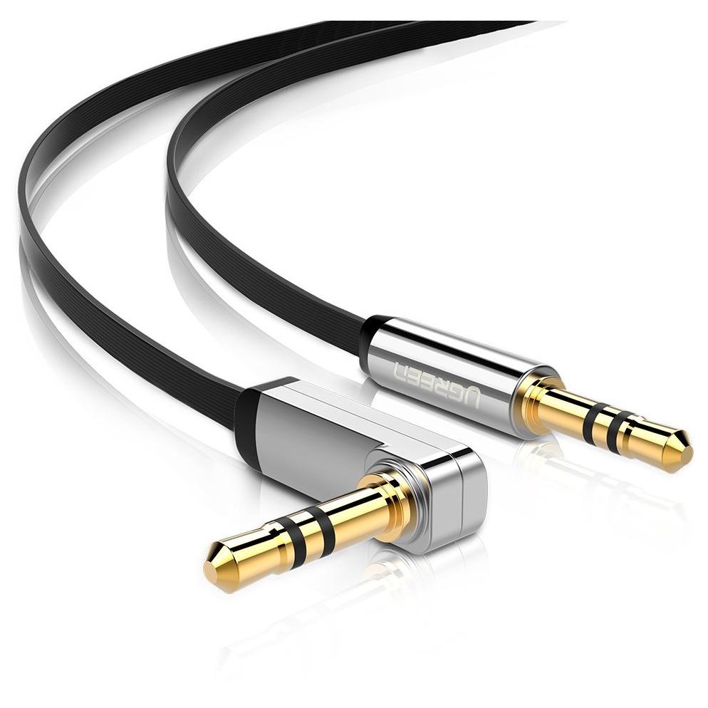 Cable de audio Ugreen 3,5 mm, 1 m (Negro)