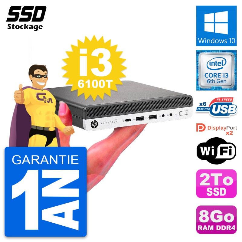 PC Ultra Mini HP 800 G3 DM