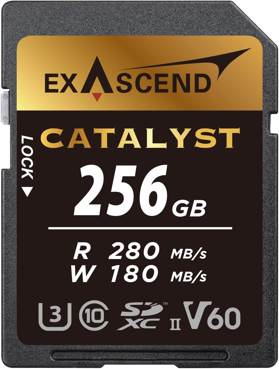 Exascend Catalyst 256GB SDXC UHS-II Class 10 Memory Card
