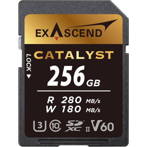 Exascend Catalyst 256GB SDXC UHS-II Class 10 Memory Card