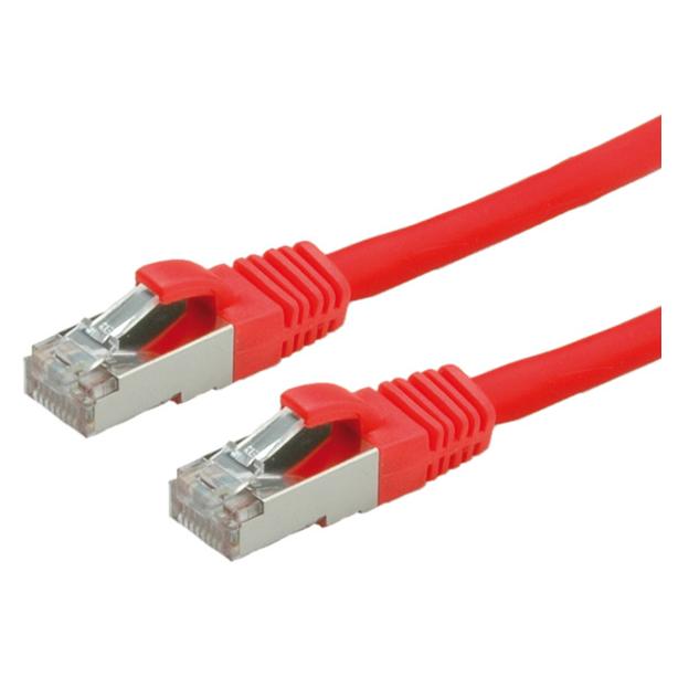 VALUE Cat.6 S/FTP LSOH Cable, Red, 1.5m (Double-Blinded, RJ45 Shielded)