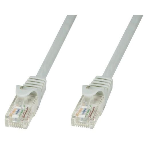 Cable de red Techly Cat6 UTP, 0,5 m, Gris
