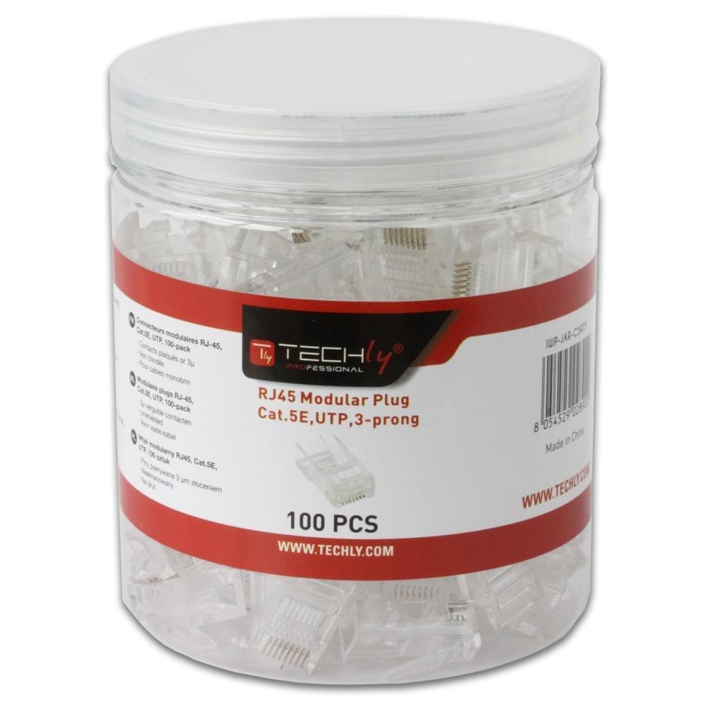 Conector de cable Techly RJ45 Transparente
