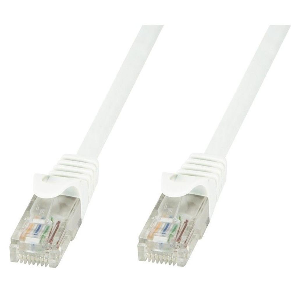 Techly Cat6 Network Cable, 0.5m, White (U/UTP)