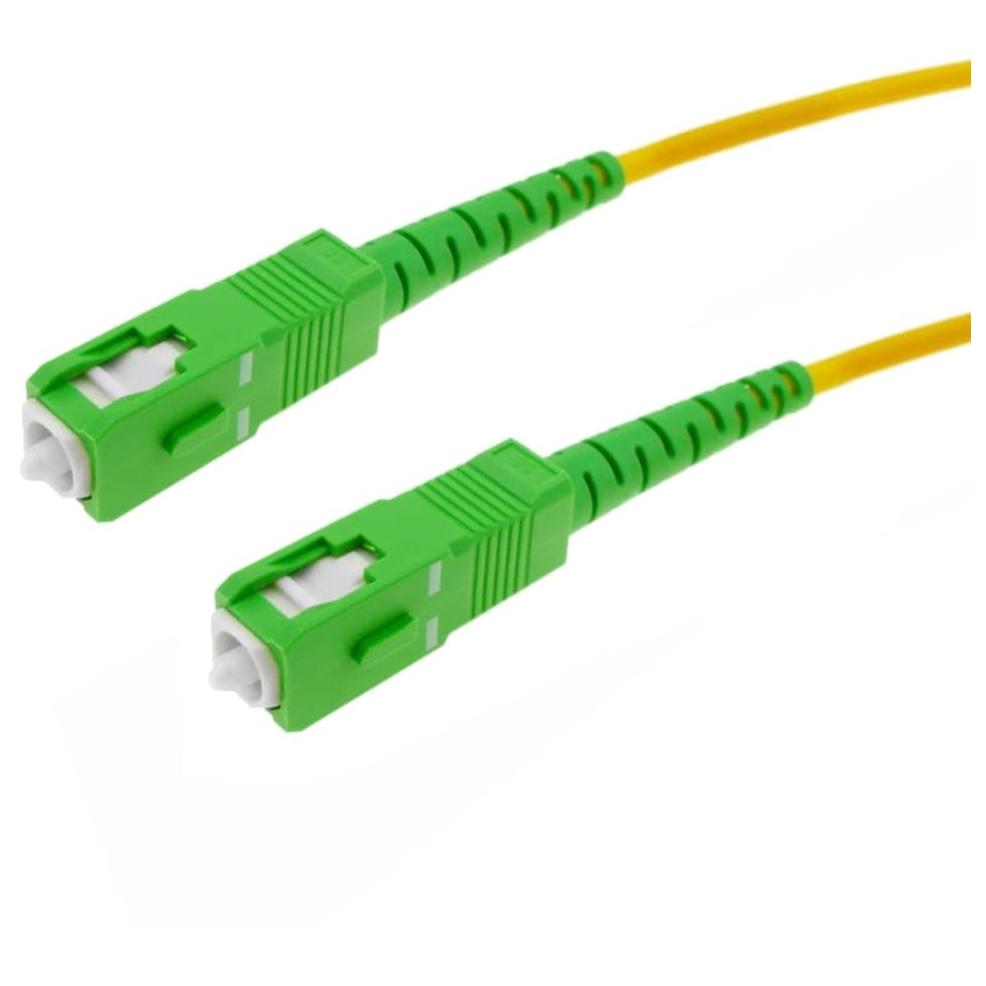 Techly InfiniBand and Optical Fiber Cable 3m SC SC/APC Yellow