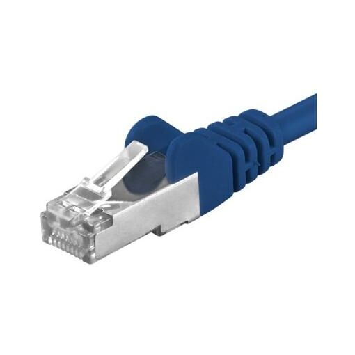 PremiumCord Cat6a S-FTP Network Cable, 2m, Blue