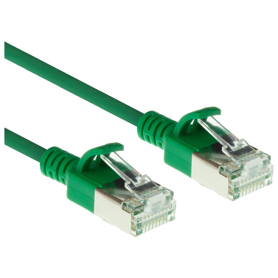 Act Cable Network Cat6a U/FTP (STP) 3 m Green