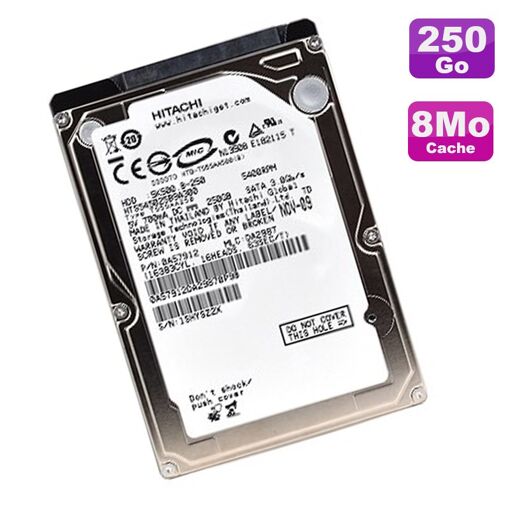 Unidad de estado sólido Hitachi de 250 GB de 2,5 pulgadas