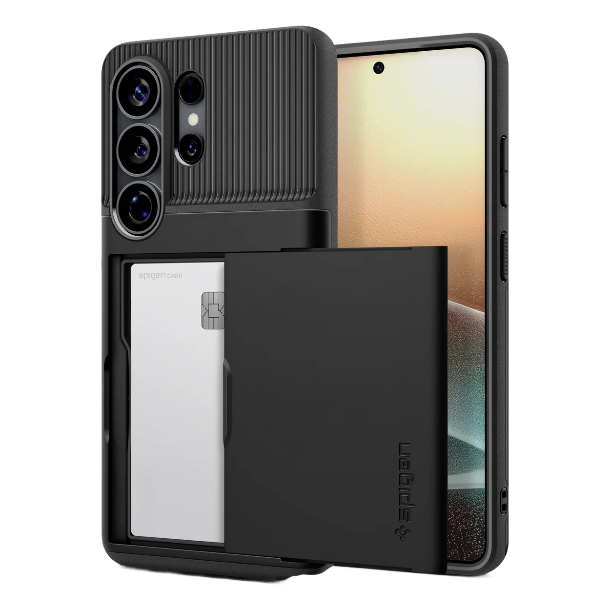 Coque Spigen Slim Armor pour Samsung Galaxy S26 Ultra - Noir