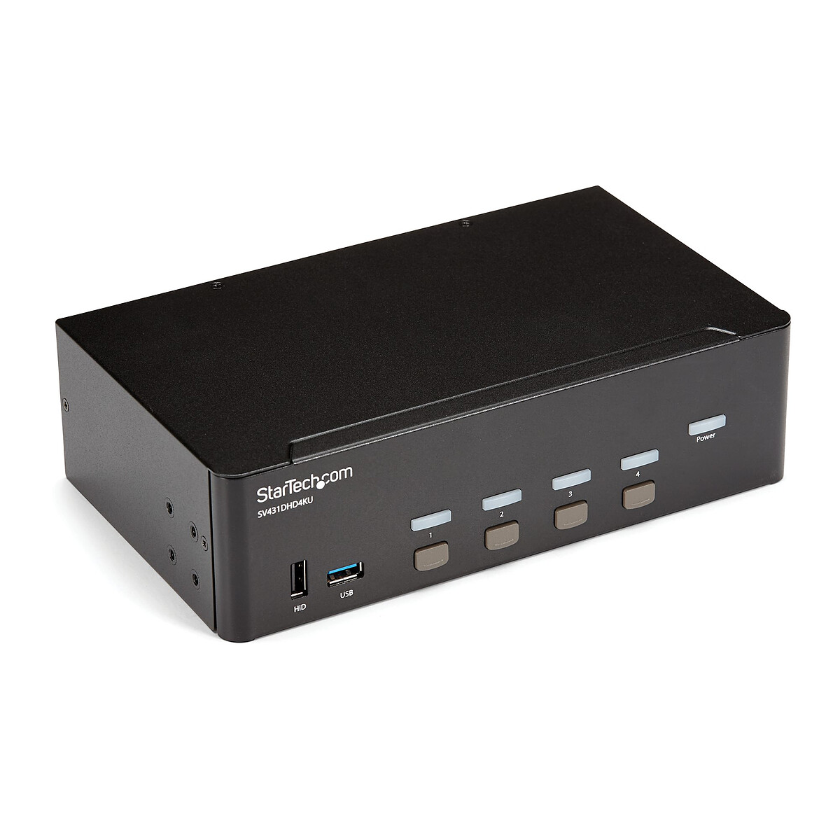 StarTech.com Switch KVM double affichage 4 ports HDMI avec hub USB intégré