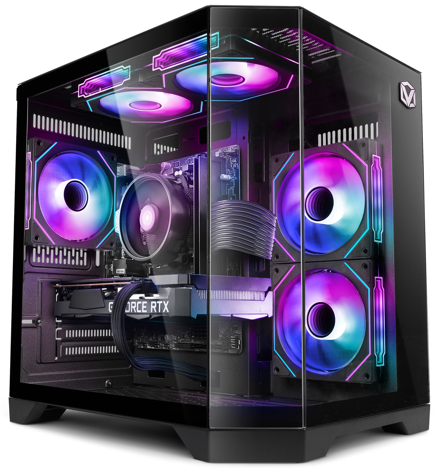 Vibox V-580 PC Gamer - Ryzen 5 5500 4.2GHz - RTX 5050 8GB - 16GB RAM - 500GB SSD - Windows 11 - WiFi