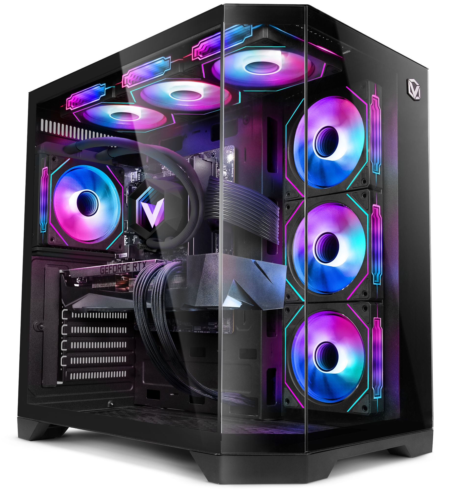 Vibox IX-552 PC Gamer - 5.0 GHz Ryzen 7 9800X3D AMD RX 9070 XT 16GB DDR5 32GB RAM 1TB SSD WiFi Windows 11