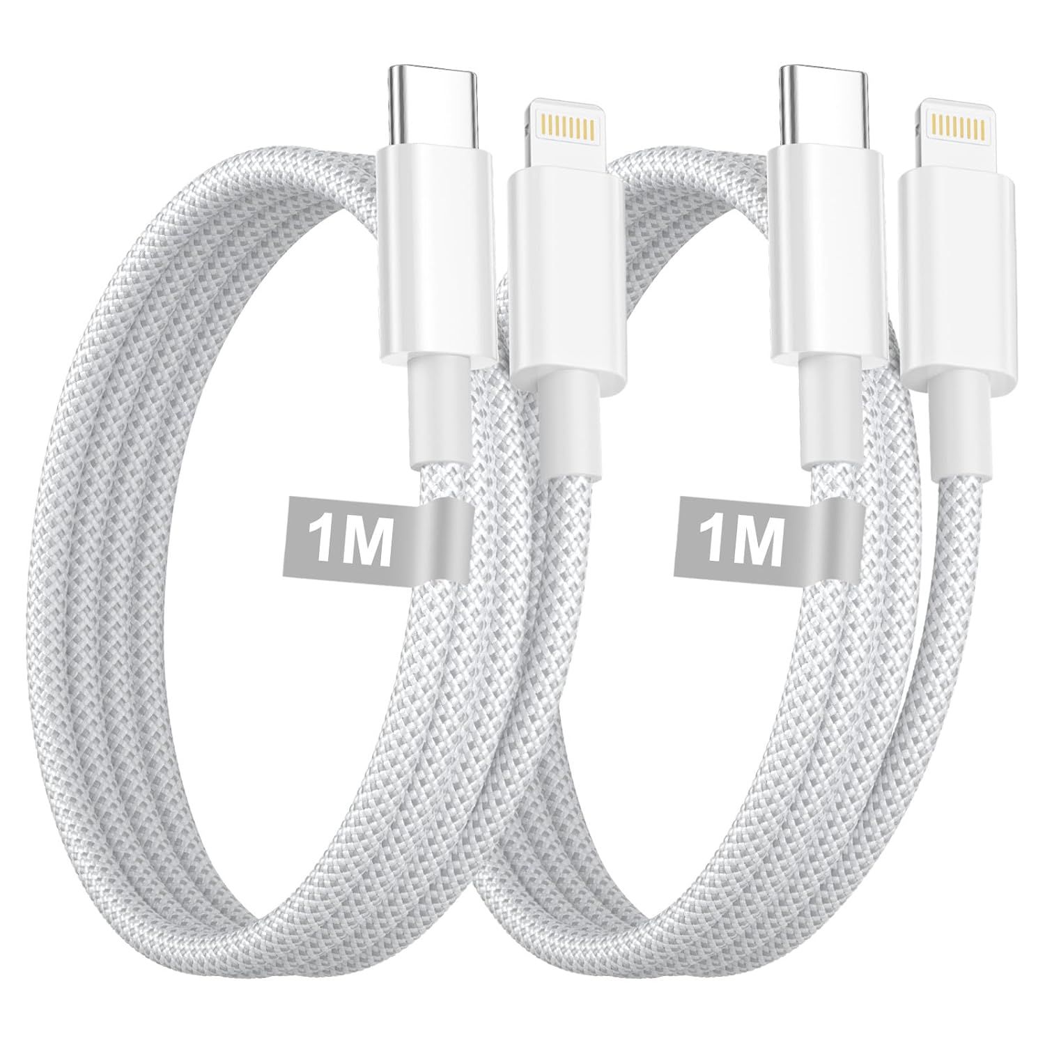 Cable KALANKA Certificado MFi USB-C a Lightning 1M (2 unidades)