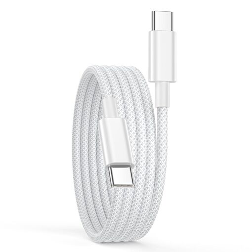 KALANKA USB C to USB C Cable, 2M, 60W Quick Charge for iPhone 17/16/Pro Max, MacBook, iPad Air/Pro, Samsung, USBC Charger