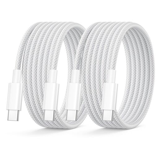 KALANKA 60W USB C Cable (2M) - Quick Charge for iPhone 15/16, Compatible with iPhone 16 Pro Max/Plus/16/15 Pro Max/Plus/15, iPad Air/Mi