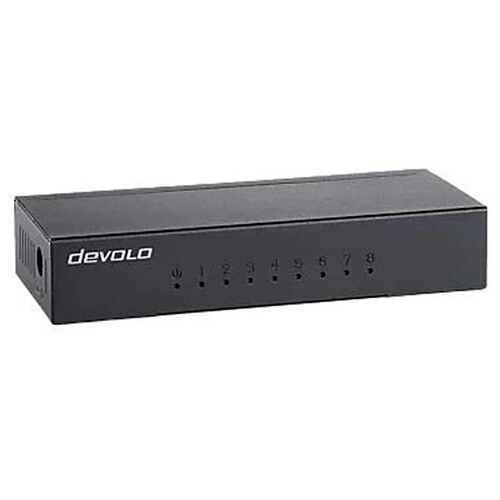 Devolo Gigabit Ethernet Switch 8-Port Black