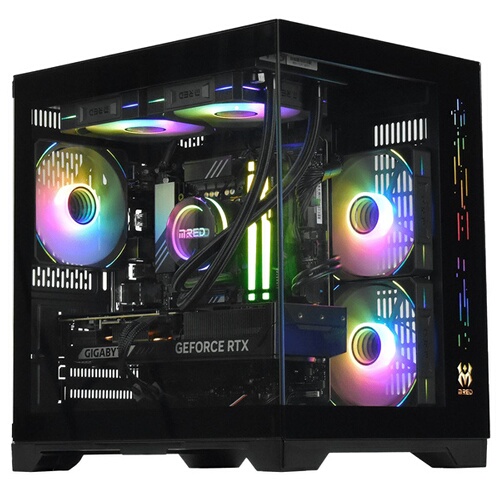 Mred CBT573 Gaming PC - Intel Core i5, RTX 5070, 32GB DDR5, 1TB SSD, Black