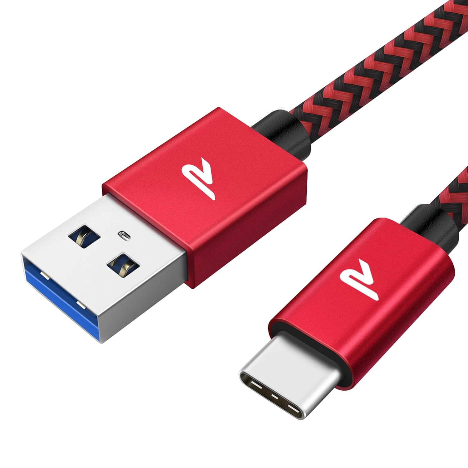 KALANKA USB C Cable, Quick Charge 3A USB3.0 & QC3.0, 1M Red
