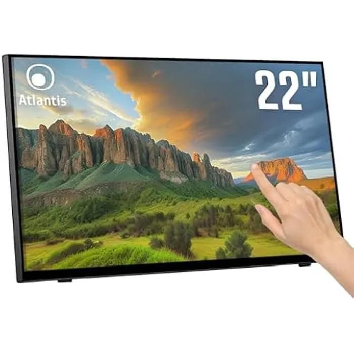 ATLANTIS 22-Inch Touch Monitor A05-T22A-VHDM - Full HD 1920x1080, HDMI, VGA, DP