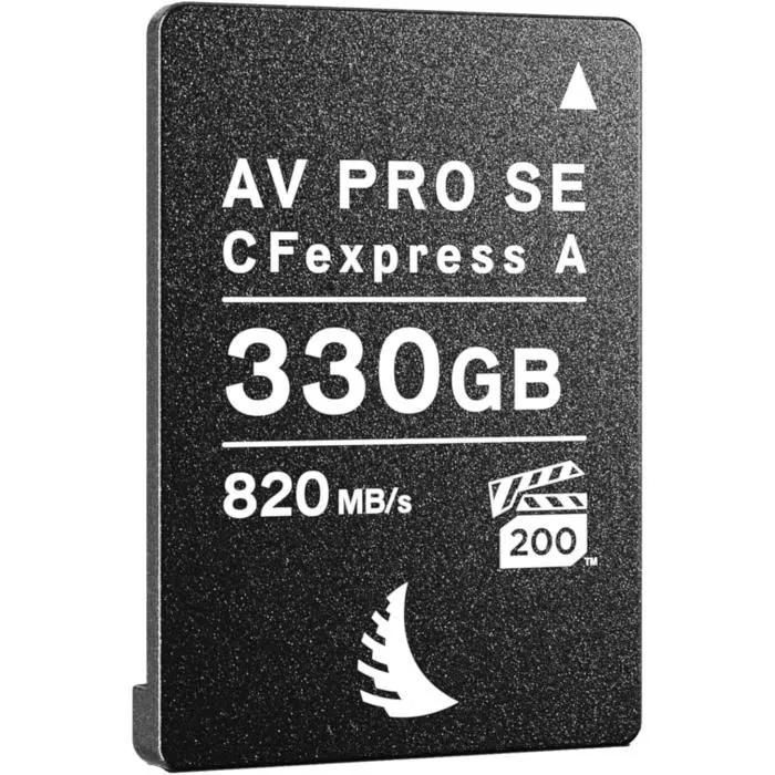 Angelbird AV PRO CFexpress A SE 330GB - CFexpress Flash Memory Card 330GB Black/Silver