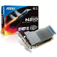 MSI N210-MD1GD3H/LP - Graphics Card - GF 210 - 1GB DDR3 - Low Profile PCIe 2.0 x16 - DVI, D-Sub, HDMI