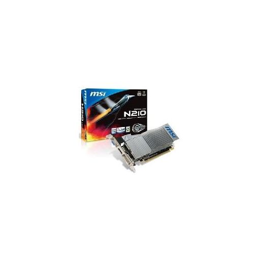 Carte graphique MSI N210-MD1GD3H/LP - GF 210 - 1 Go DDR3 - PCIe 2.0 x16 profil bas - DVI, D-Sub, HDMI
