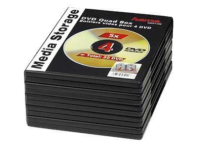 Estuche para DVD Hama - Negro (paquete de 5)